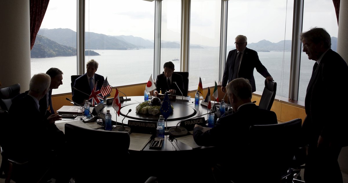 G7 sẽ “phản đối” quân sự hoá trên biển Đông