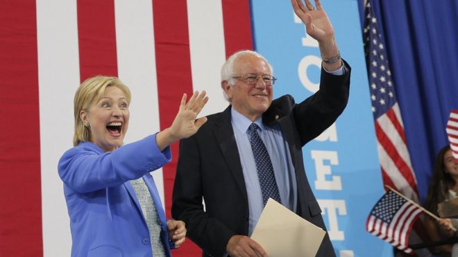 Ông Sanders: “Bà Clinton sẽ là tổng thống”