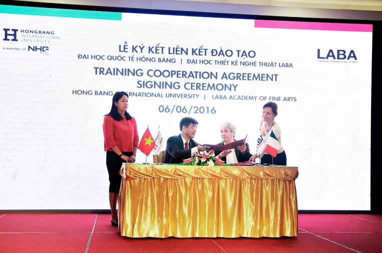 ĐH Hồng Bàng hợp tác với ĐH LABA đào tạo ngành mỹ thuật
