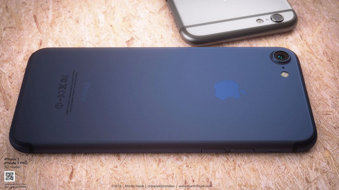 iPhone 7 có nút Home phẳng dùng cảm ứng lực