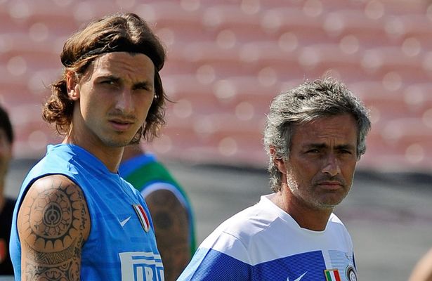 
Ibrahimovic v&agrave; Mourinho khi c&ograve;n ở Inter

