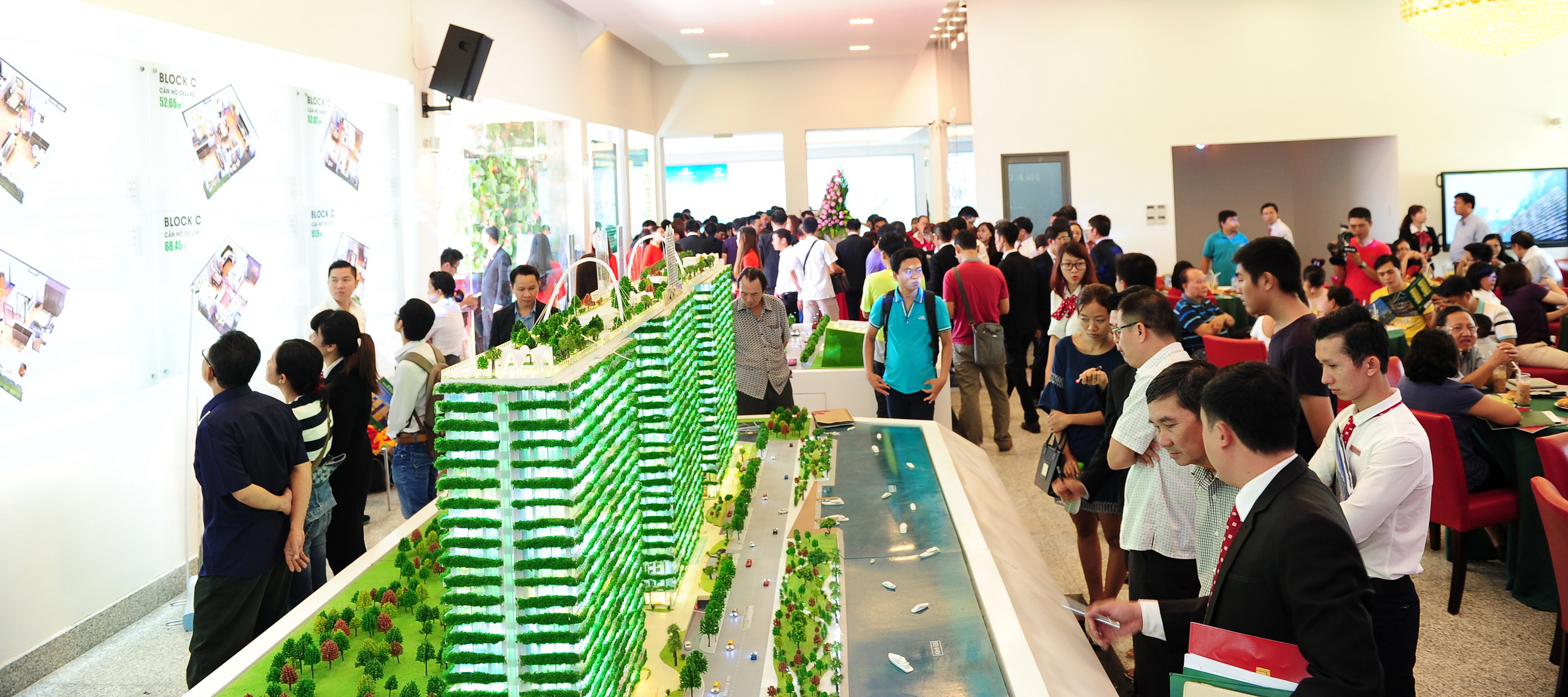 Dự án xanh Diamond Lotus Riverside ra mắt nhà mẫu