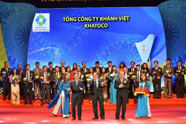 Khatoco nhận “Thương hiệu Quốc gia năm 2016”