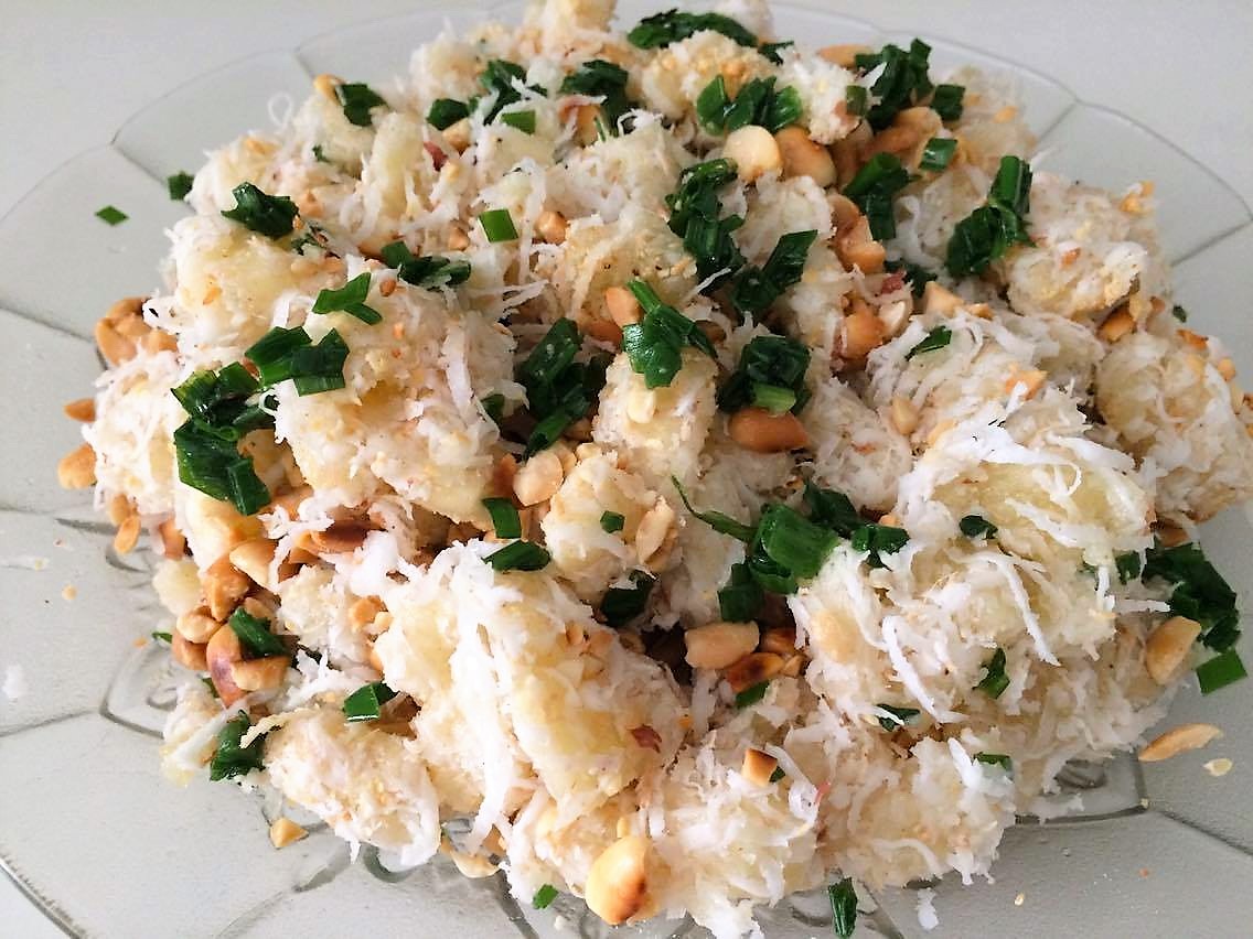 
Khoai m&igrave; quết dừa
