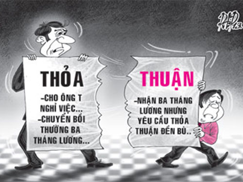 Thu hồi quyết định chấm dứt hợp đồng trái luật