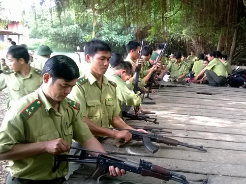 Kiểm lâm Yên Bái được trang bị 105 khẩu súng K59 và AK