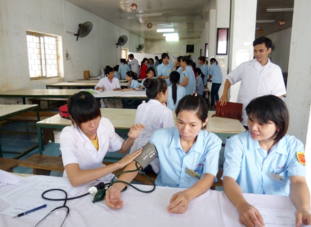300.000 công nhân được khám sức khỏe định kỳ