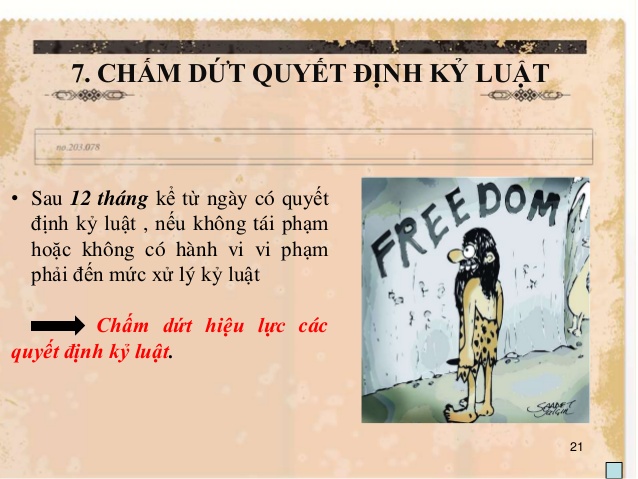 Không giao quyết định kỷ luật?