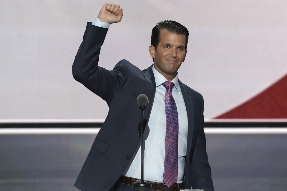 Donald Trump Junior. Ảnh: Reuters