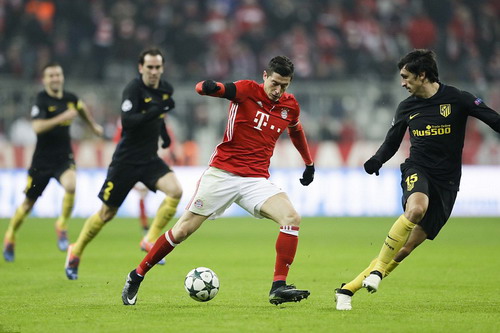 Lewandowski ghi b&agrave;n duy nhất, gi&uacute;p Bayern đ&ograve;i nợ Atletico Madird