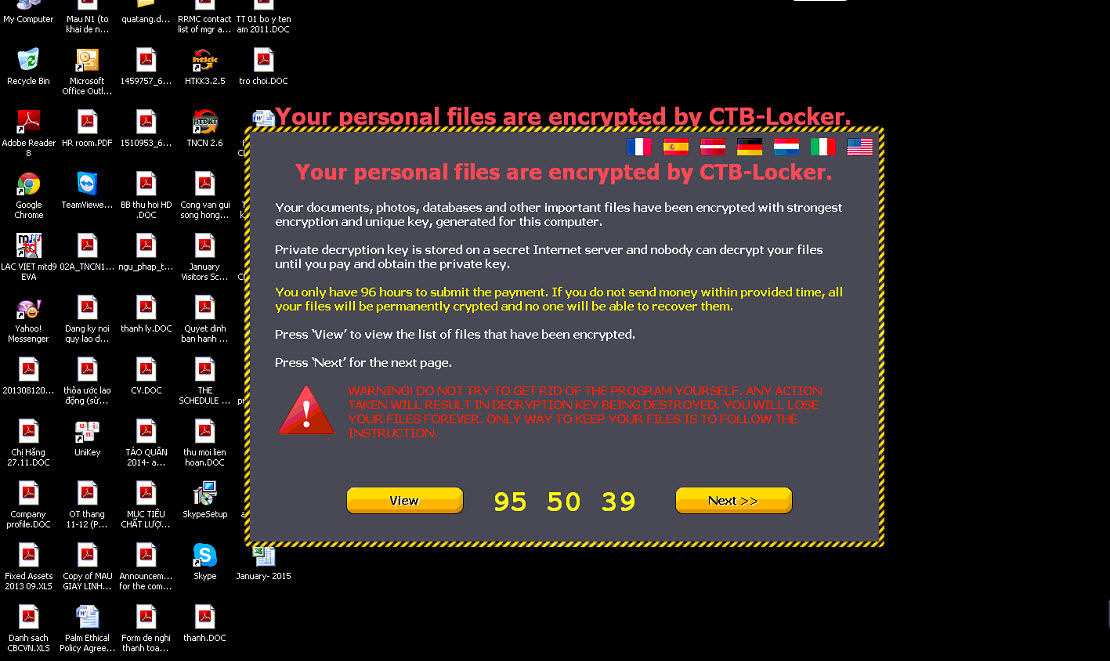 VNCERT: Cẩn thận với hình thức lây nhiễm mới của virus "tống tiền"