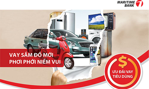 Nhiều ưu đãi trả góp qua thẻ tín dụng Maritime Bank