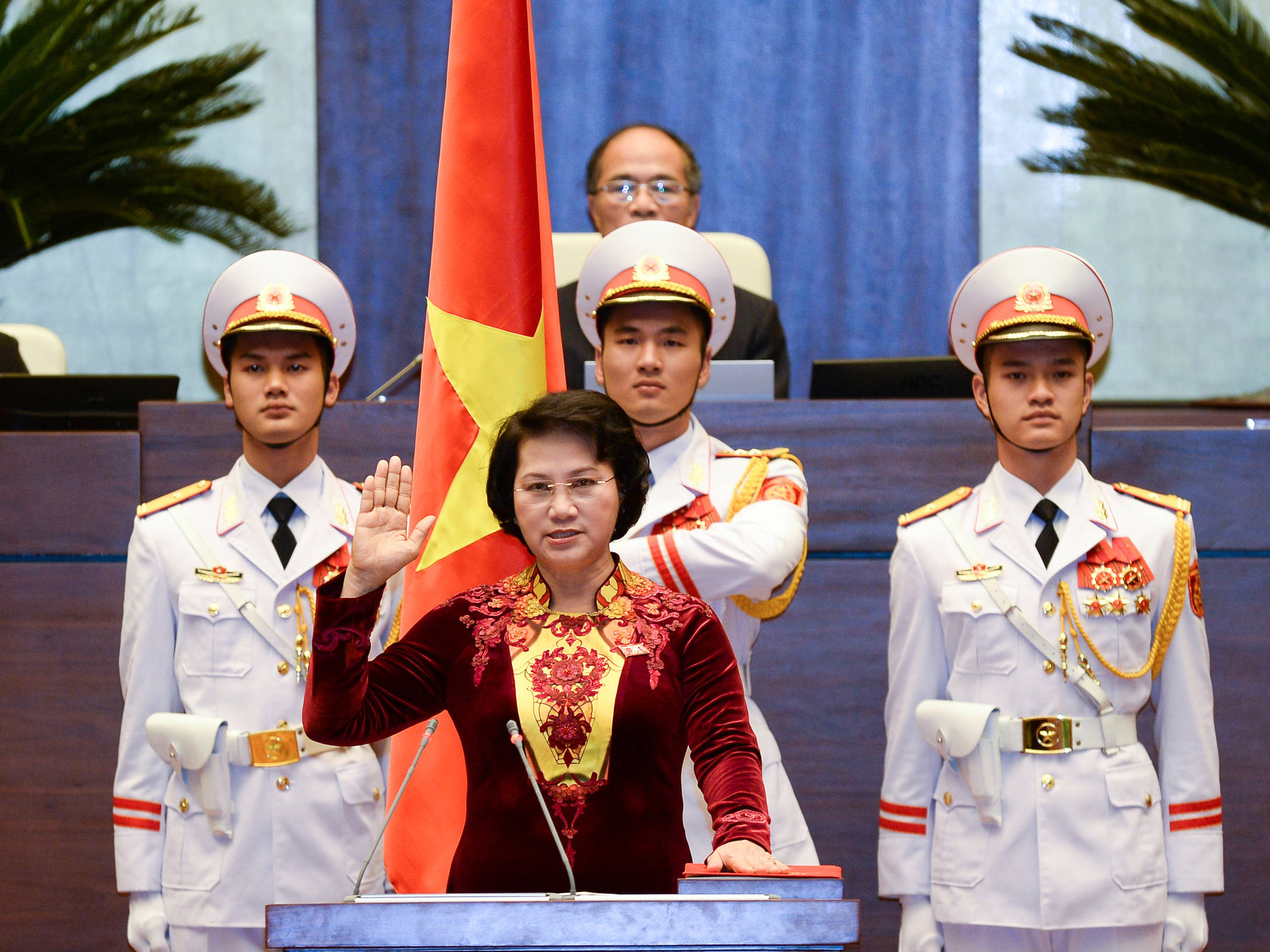 Bà Nguyễn Thị Kim Ngân tuyên thệ nhậm chức Chủ tịch QH
