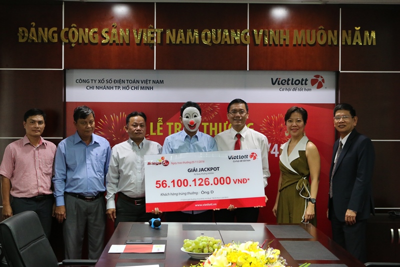 
Người thứ tư tr&uacute;ng giải Jackpot đ&atilde; nhận thưởng v&agrave;o ng&agrave;y 25-11.
