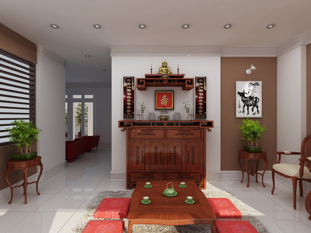 10 lưu ý vàng khi đặt bàn thờ trong nhà