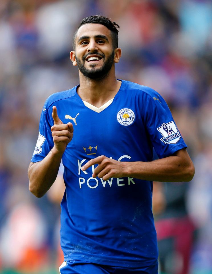 
Tiền vệ Mahrez
