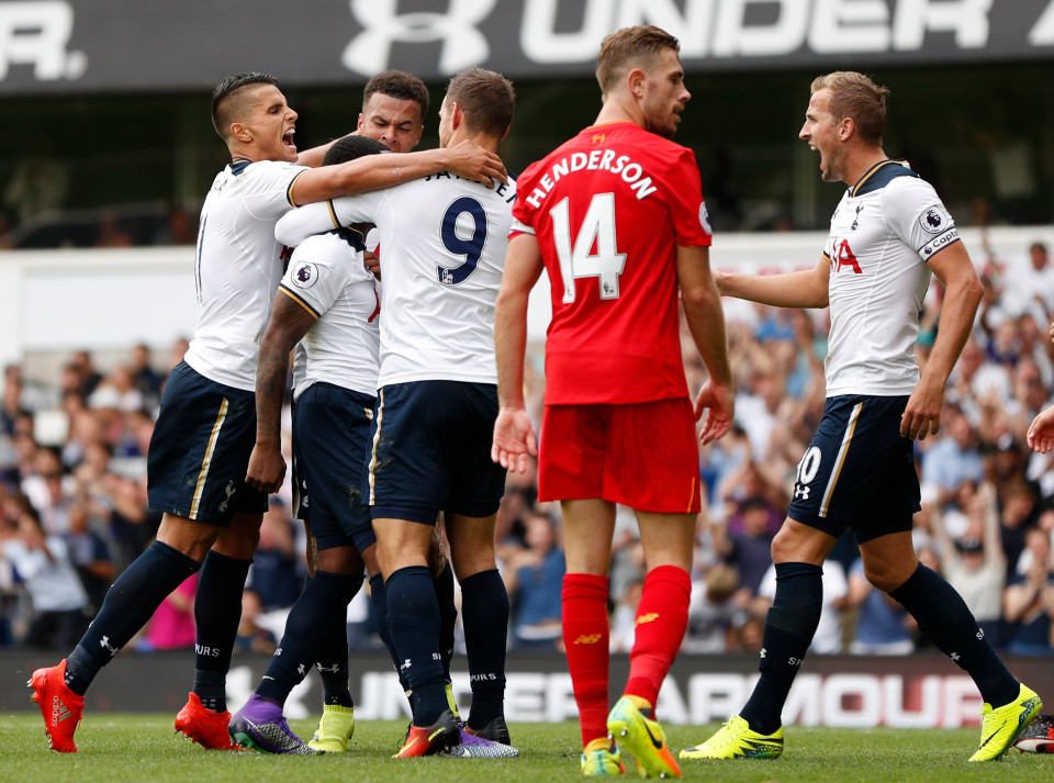 
Trận Tottenham - Liverpool diễn ra v&ocirc; c&ugrave;ng kịch t&iacute;nh
