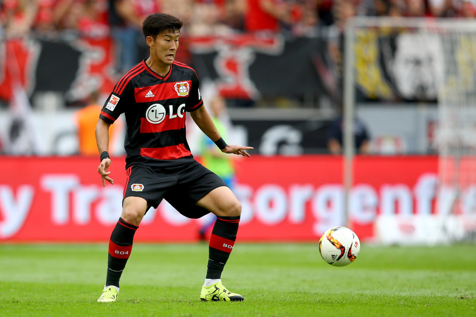 Son Heung Min trong màu áo Hamburg
