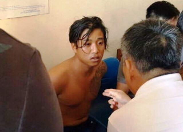 Nghi phạm Châu Minh Nhân thời điểm bị bắt