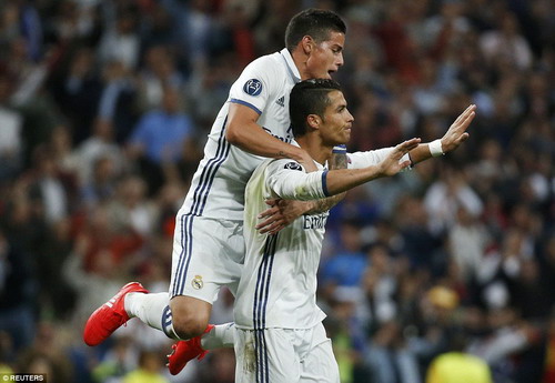 Real Madrid thắng khó Sporting, Man City tưng bừng hạ G’ladbach