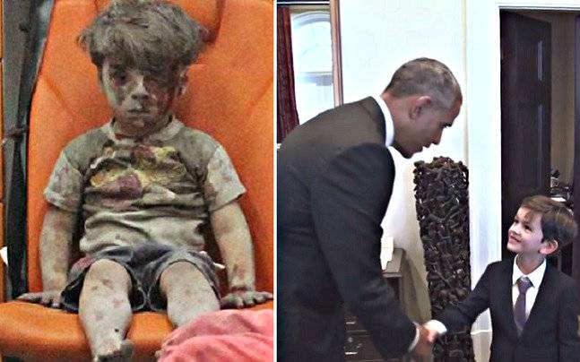 TT Obama gặp cậu bé viết thư nhận nuôi “em bé Syria”