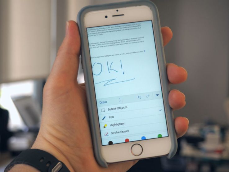 Office đã hỗ trợ chữ viết tay trên iPhone