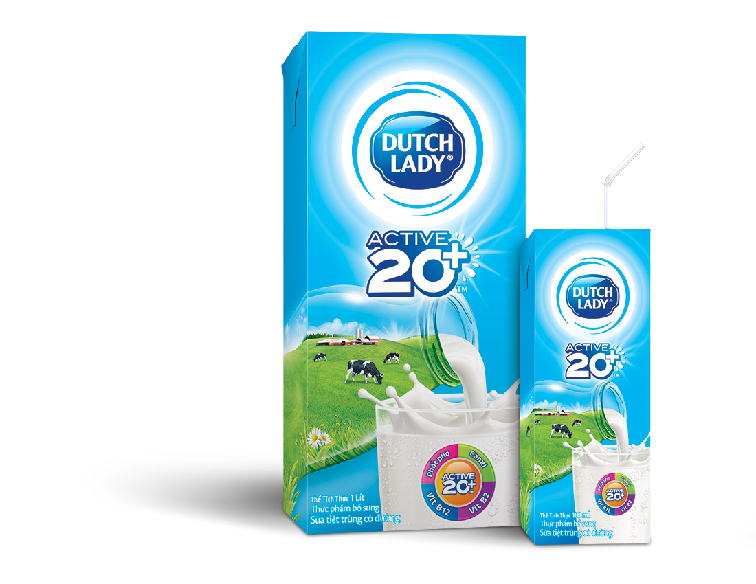 Ra mắt sữa Cô Gái Hà Lan Active 20+™