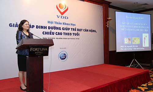 Giải pháp dinh dưỡng giúp trẻ đạt chuẩn theo tuổi