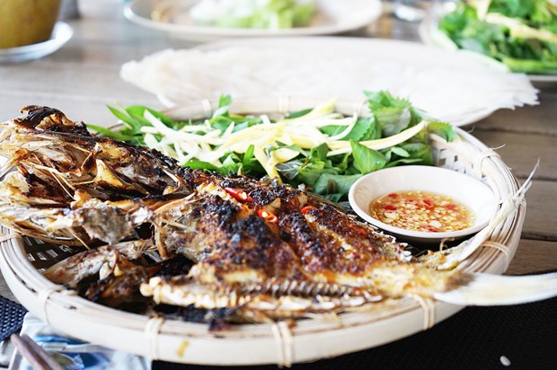 Tuyệt ngon cá mặt trời nướng