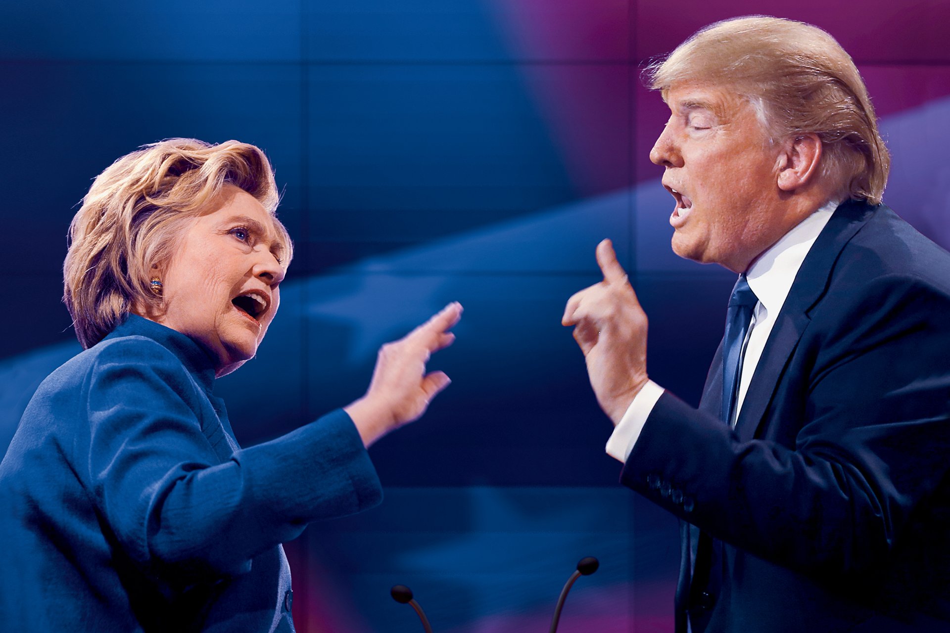 Trận "so găng" lịch sử giữa bà Clinton và ông Trump