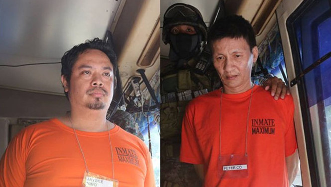 aybee Sebastian (trái) và Peter Co. Ảnh: PhilStar