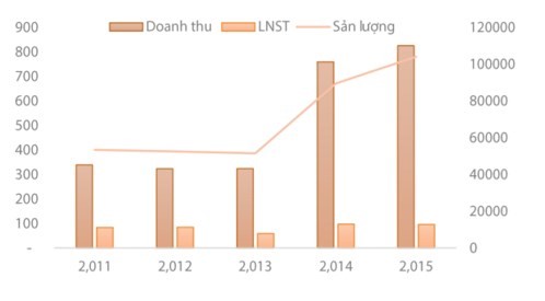 Kết quả kinh doanh v&agrave; c&ocirc;ng suất của WSB.