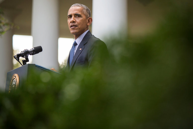 Chính quyền Tổng thống Obama hôm 7-10 công khai cáo buộc chính phủ Nga tấn công mạng cuộc bầu cử Mỹ. Ảnh: New York Times