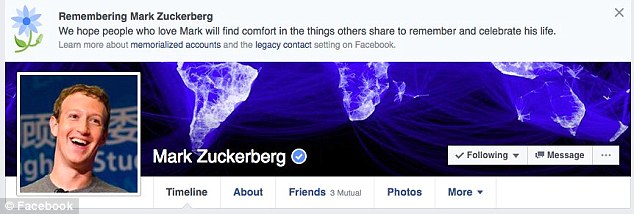 
Mark Zuckerberg cũng l&agrave; nạn nh&acirc;n của lỗi kỳ thuật khiến h&agrave;ng loạt chủ nh&acirc;n t&agrave;i khoản Facebook đang sống nhưng lại bị tưởng nhớ như đ&atilde; chết!
