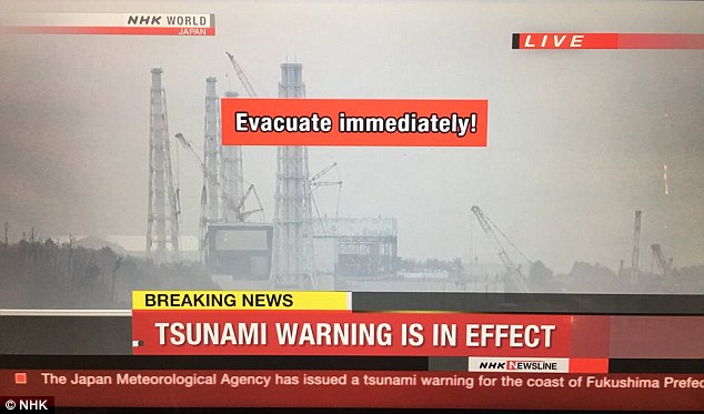 Sóng thần ập vào Nhật Bản sau trận động đất gây chấn động Fukushima