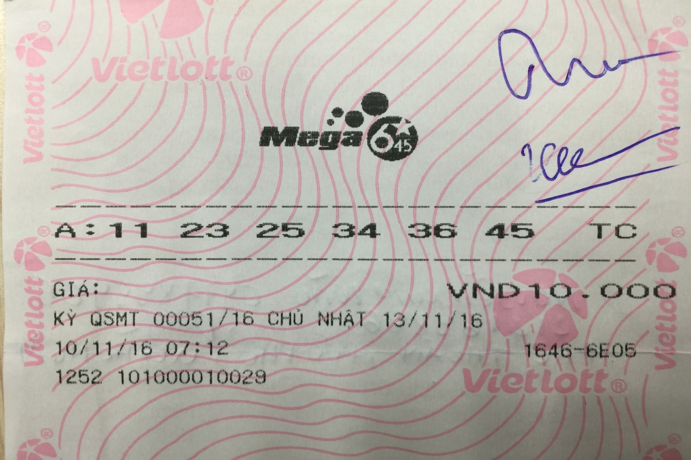 
V&eacute; tr&uacute;ng Jackpot của &ocirc;ng D
