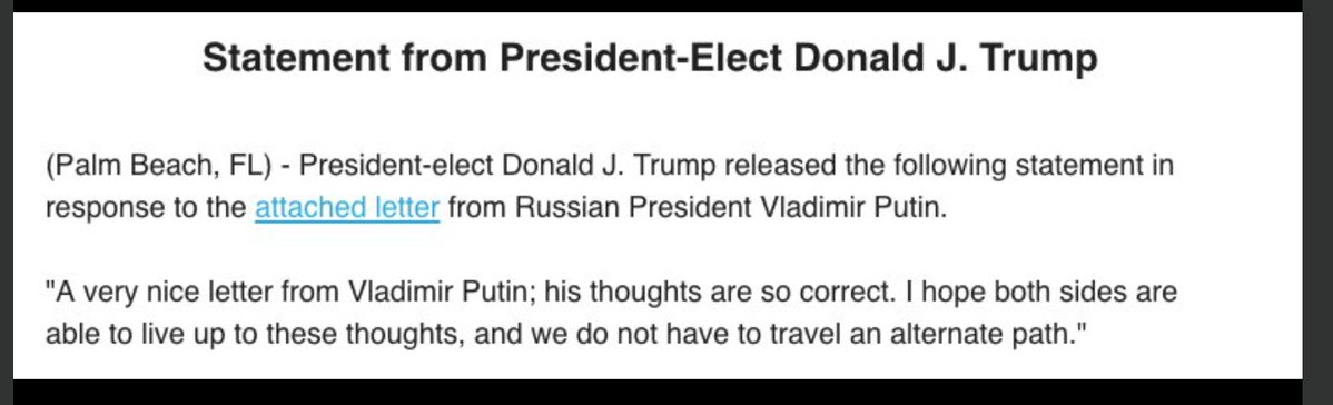 Tuyên bố của ông Trump. Ảnh: Twitter