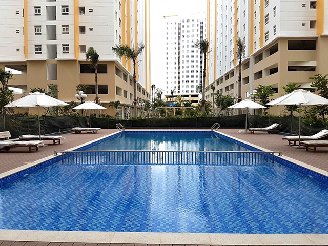 Sunview Town đã trở thành một khu đô thị sầm uất với đầy đủ các tiện ích phục vụ cho cư dân