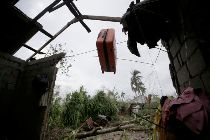 Quang cảnh bị tàn phá ở Haiti Ảnh: REUTERS