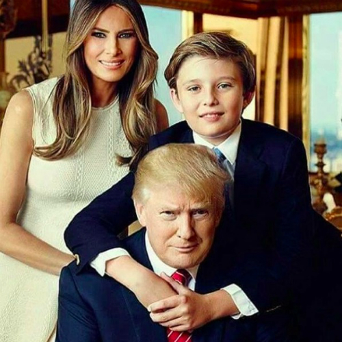 Barron được mẹ rèn cho tính tự lập.