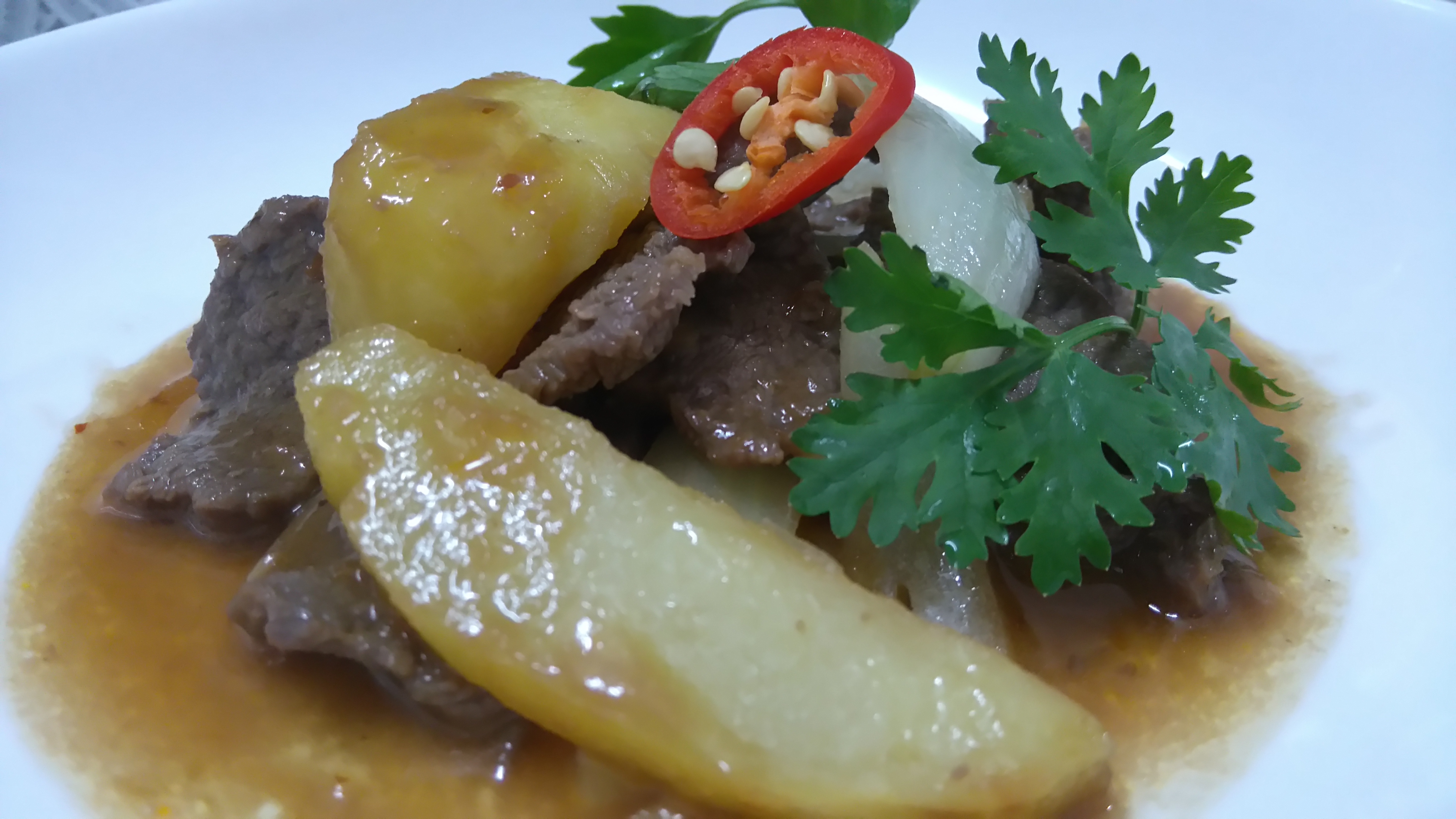 Đậm đà với bò xào khoai tây