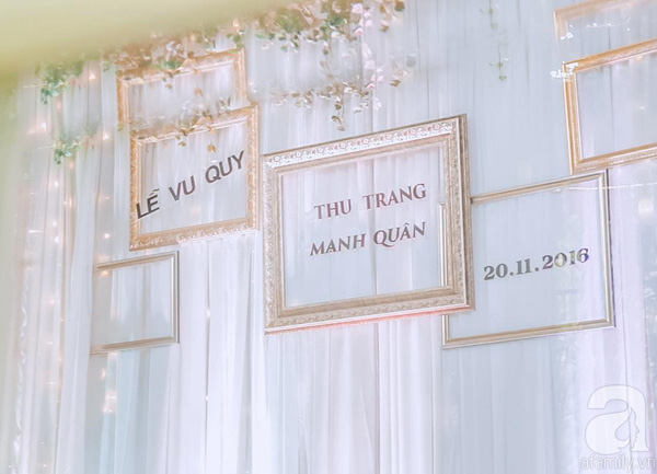 Phông cưới đơn giản mà thanh lịch