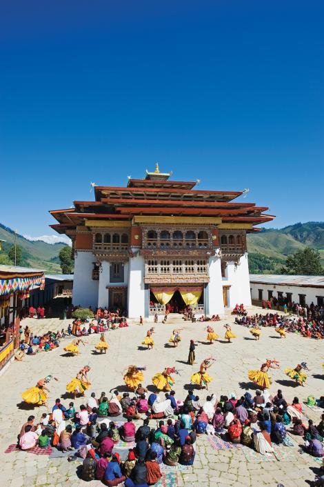 
Thung lũng Gangtey ở Bhutan - Ảnh: National Geographic
