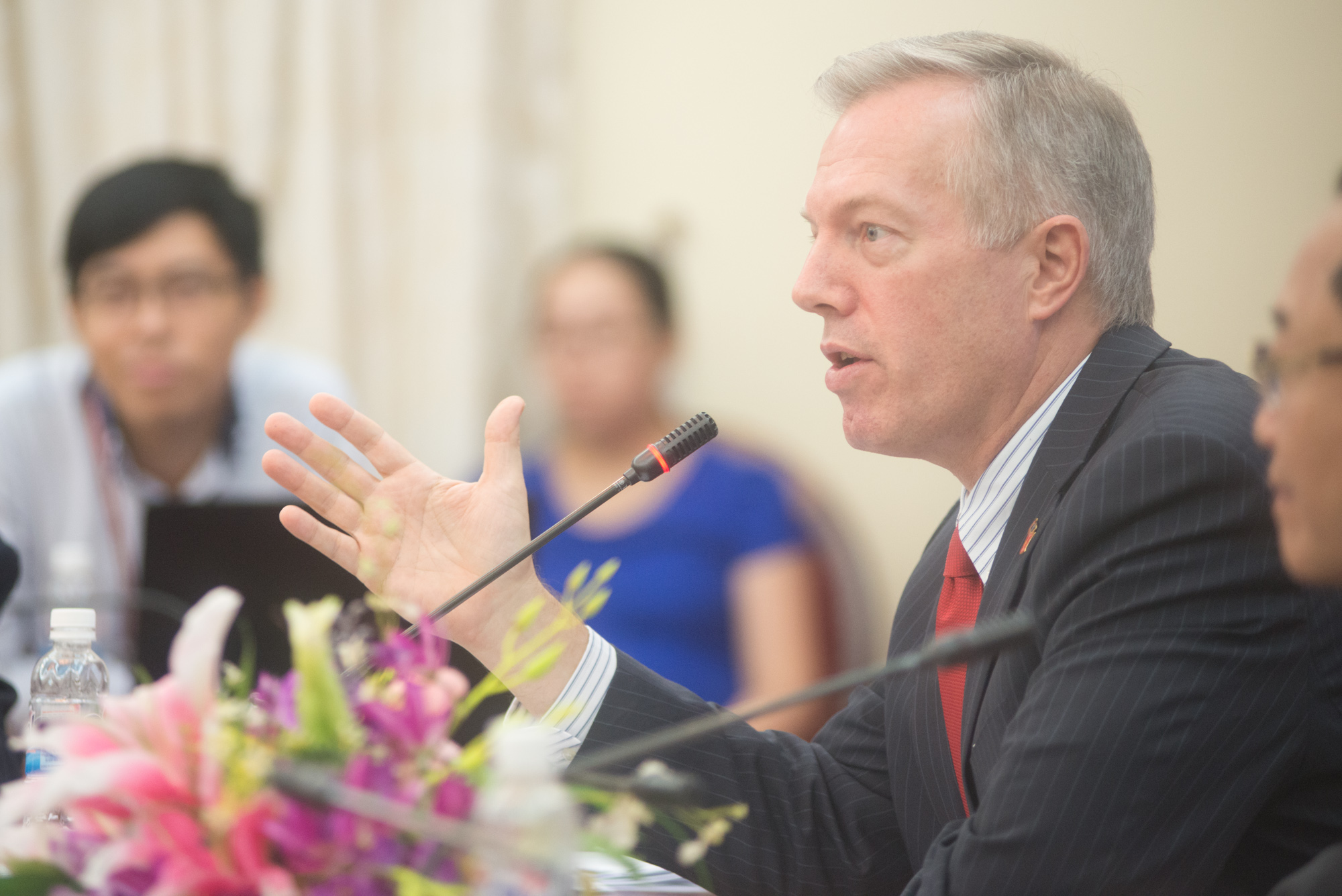 Đại sứ Mỹ phát biểu tại Học viện Chính trị Quốc gia Hồ Chí Minh