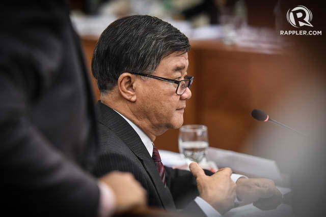 Bộ trưởng Tư pháp Vitaliano Aguirre II Ảnh: RAPPLER