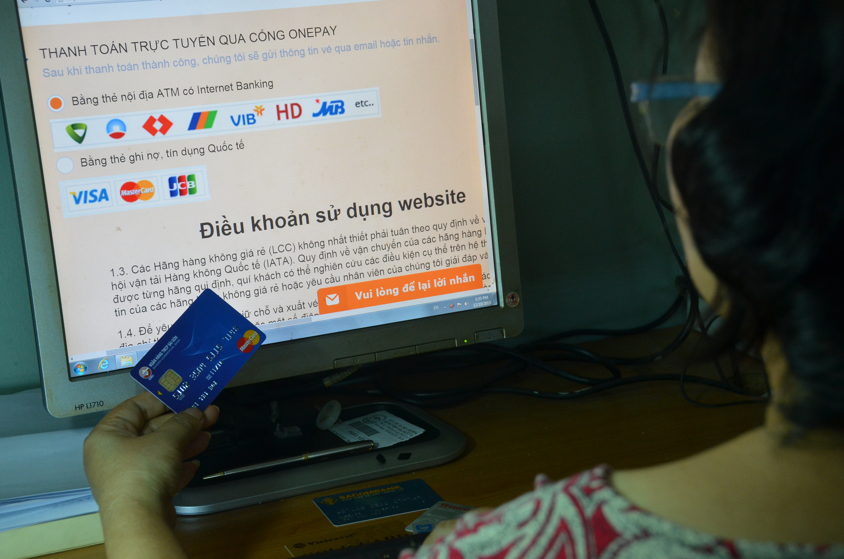 Mất nửa tỉ đồng vì trang web giả mạo
