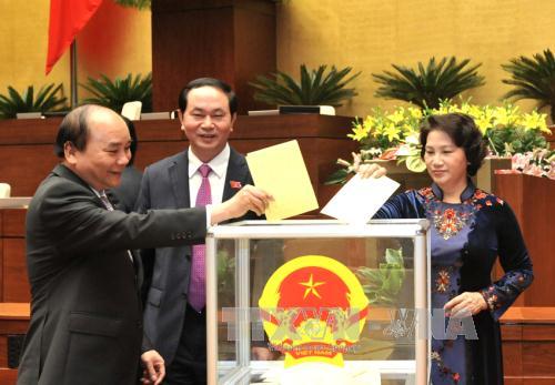Bỏ phiếu kín để bầu Thủ tướng nhiệm kỳ 2016-2021