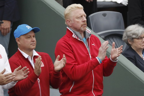 Huyền thoại Boris Becker c&oacute; c&ocirc;ng lớn đối với sự nghiệp của Djokovic