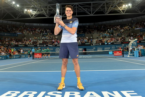 Đánh bại Federer, Raonic vô địch giải ATP Brisbane