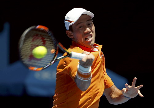 Xem Nishikori, Djokovic thắng dễ ngày ra quân